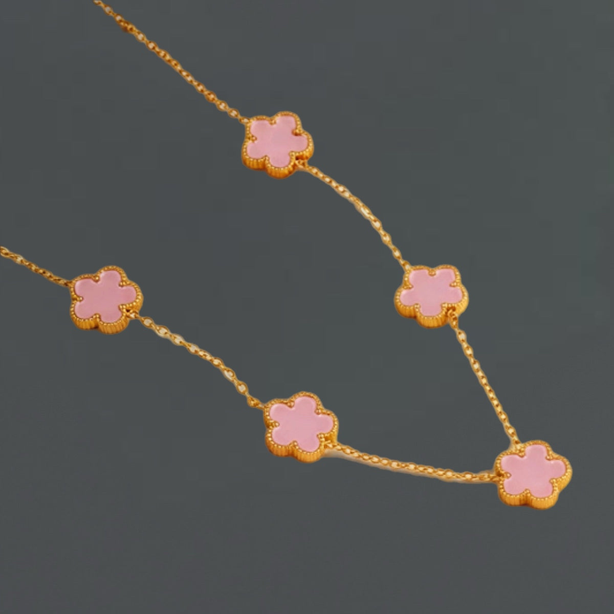 Colliers et bracelets Bloomy - acier inoxydable plaqué or