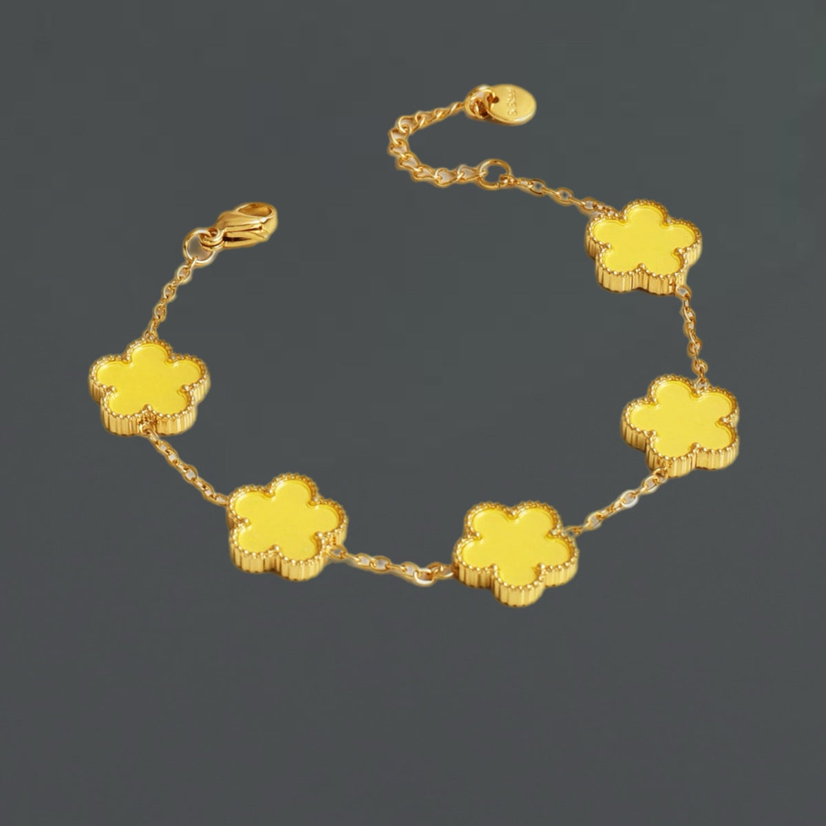 Colliers et bracelets Bloomy - acier inoxydable plaqué or