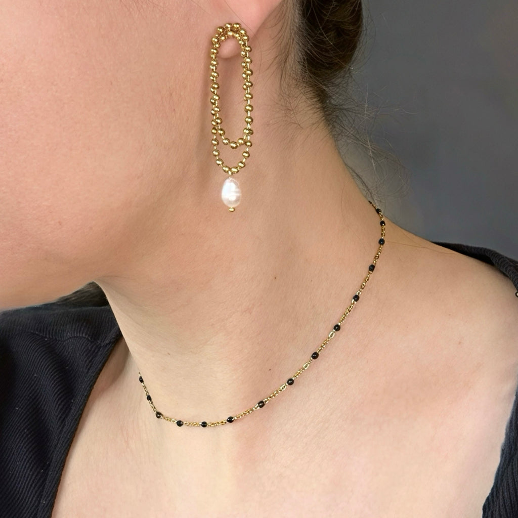 Collier Midnight - acier inoxydable