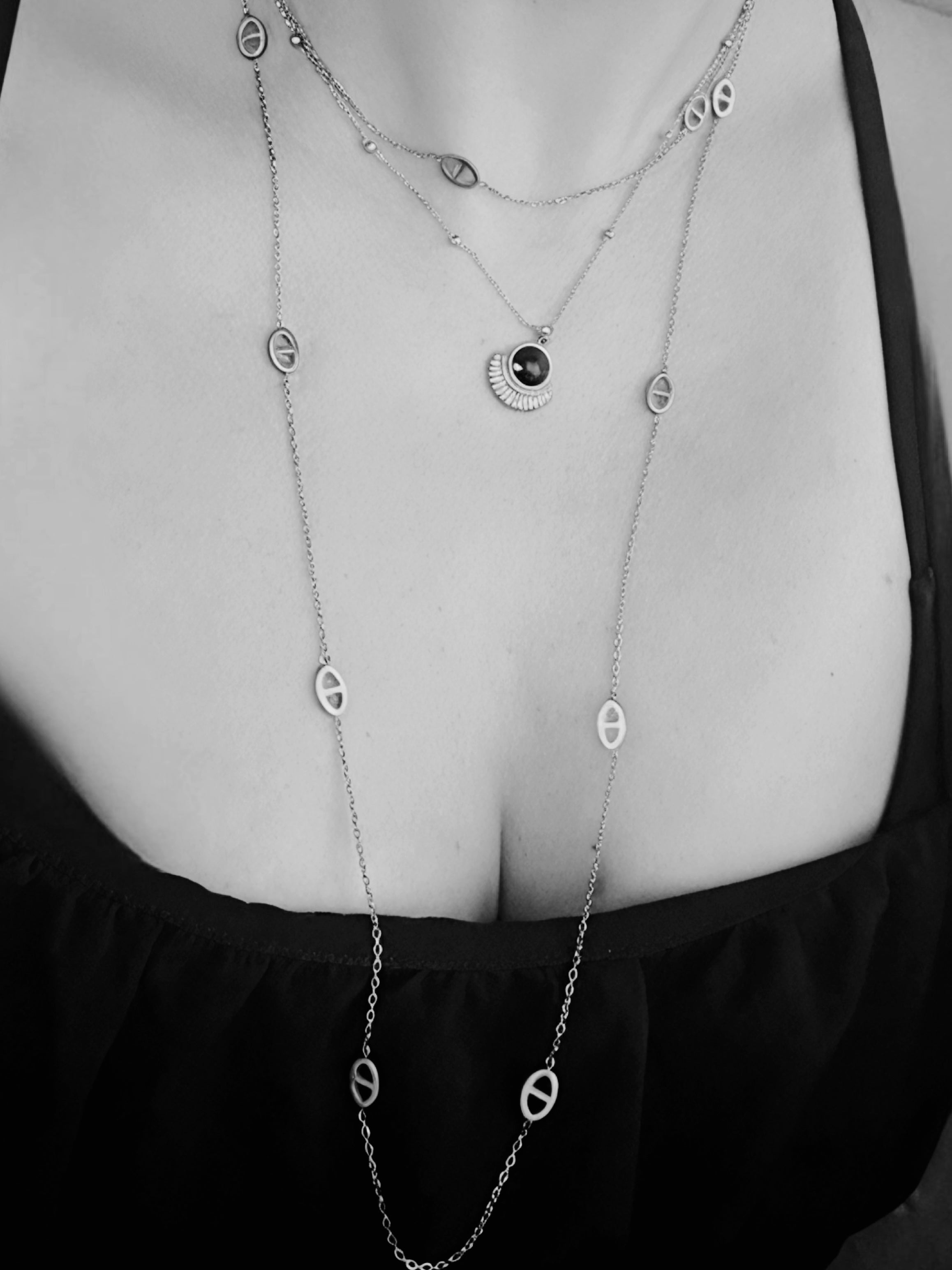 Collier Elara - acier inoxydable